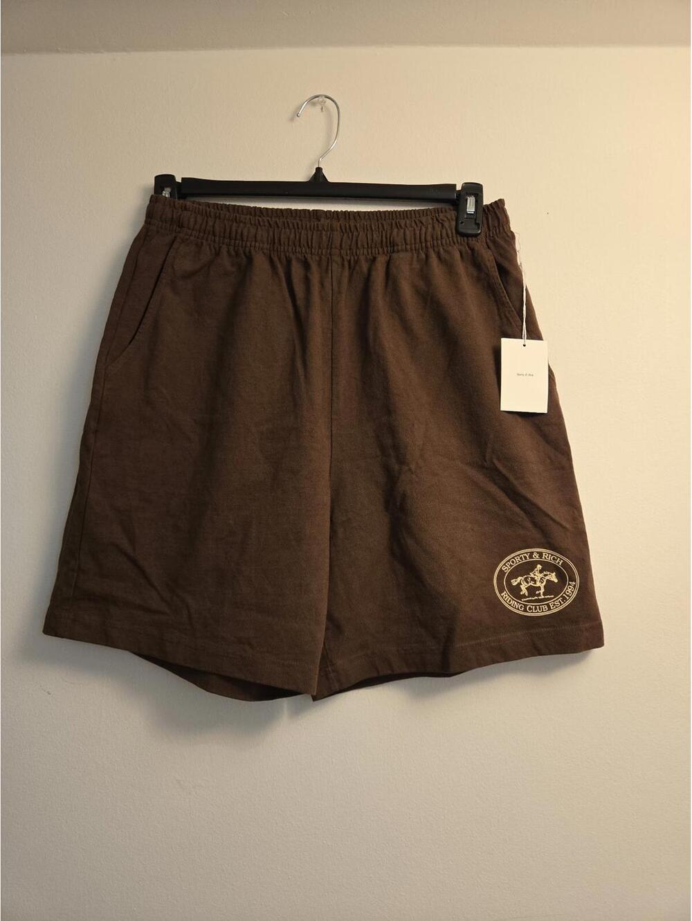 Sporty & Rich Riding Club Shorts (L)
